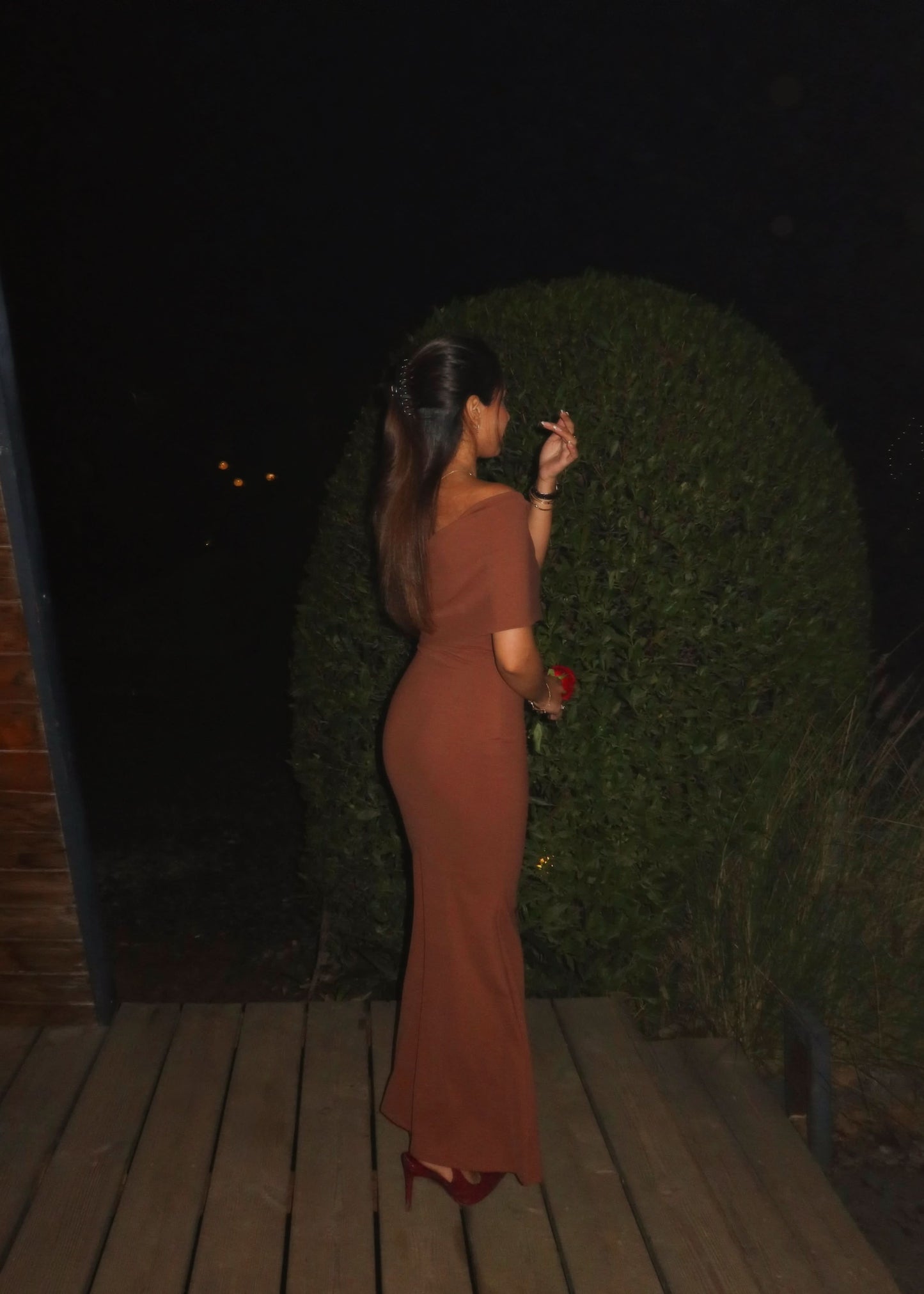 Women's Formal One Shoulder Maxi Bodycon Dress - product image 6