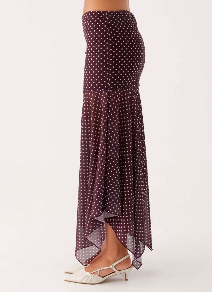 Women's Cocktail Polka Dot Midi Dress Set Square Neck - product image 8